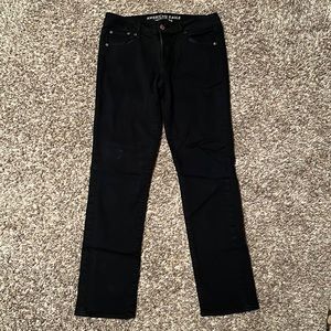 American Eagle black jeans straight leg